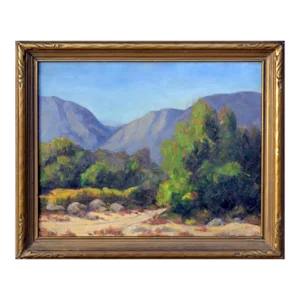 1930's California Mountain Trail Landscape by Sidney L. Brock