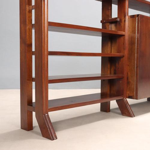Mid-Century Bookcase, 1940s-1950s For Sale - Image 10 of 12