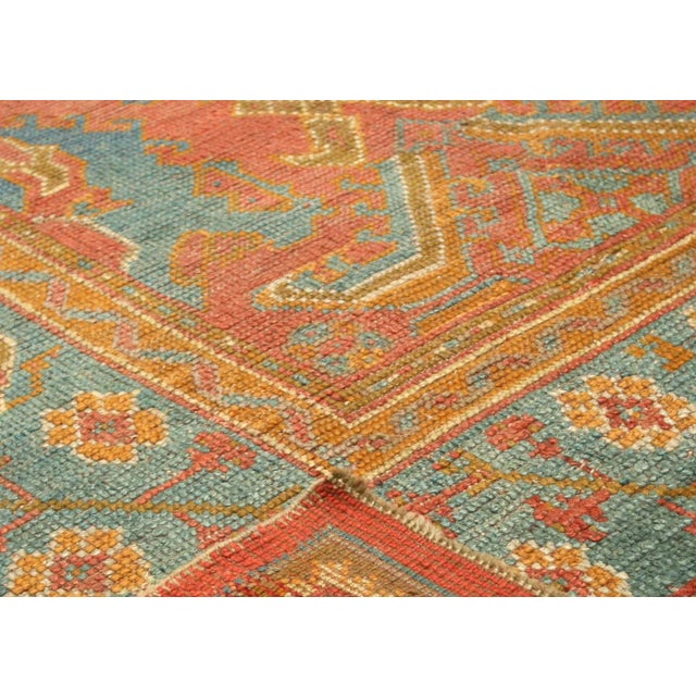 1920s Turkish Oushak Rug For Sale - Image 4 of 7