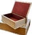 Textile Pair of Trompe L’Oeil Faux Book Boxes in the Italian Florentine Style, 11" For Sale - Image 7 of 15