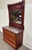 Victorian Antique Victorian Eastlake Marble Top Walnut Dresser With Mirror For Sale - Image 3 of 13