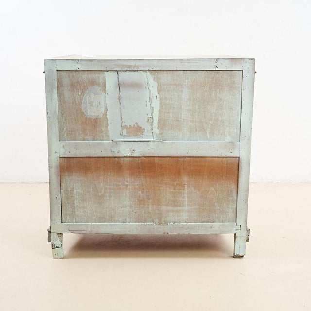 Wood Mint Green Sideboard or Bookcase For Sale - Image 7 of 9