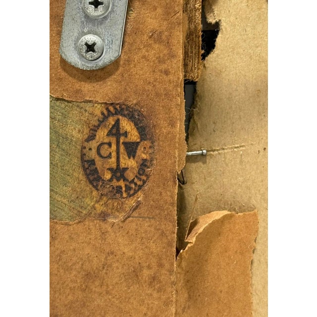 Wood 1930s Friedman Bros. Green Chinoiserie Colonial Williamsburg Restoration Wall Mirror For Sale - Image 7 of 8