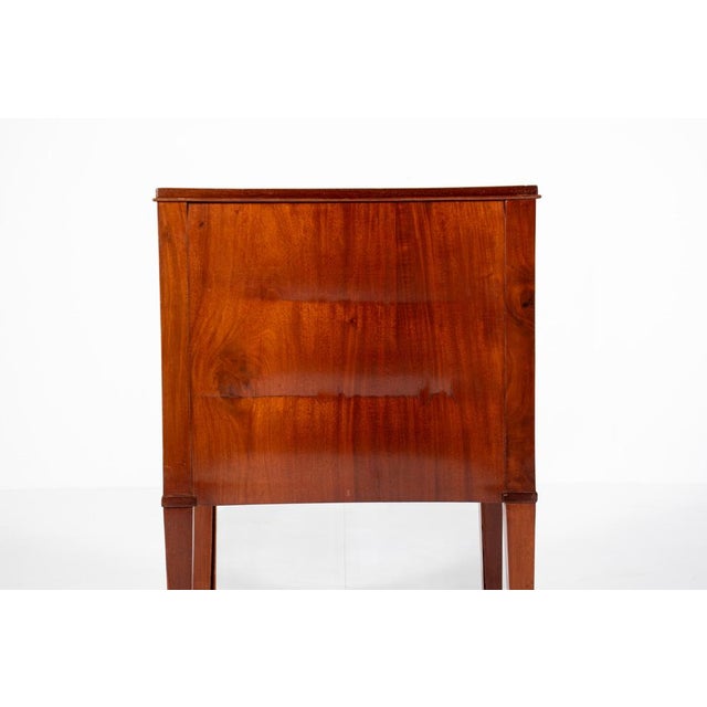 Brown Antique Nightstand with Roller Door, 19th Century For Sale - Image 8 of 16
