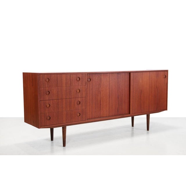 Vintage Danish Sideboard in Teak, 1960s For Sale - Image 4 of 7