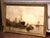 Capturing the activity and changing character of London’s historic waterfront, this large antique marine painting presents...