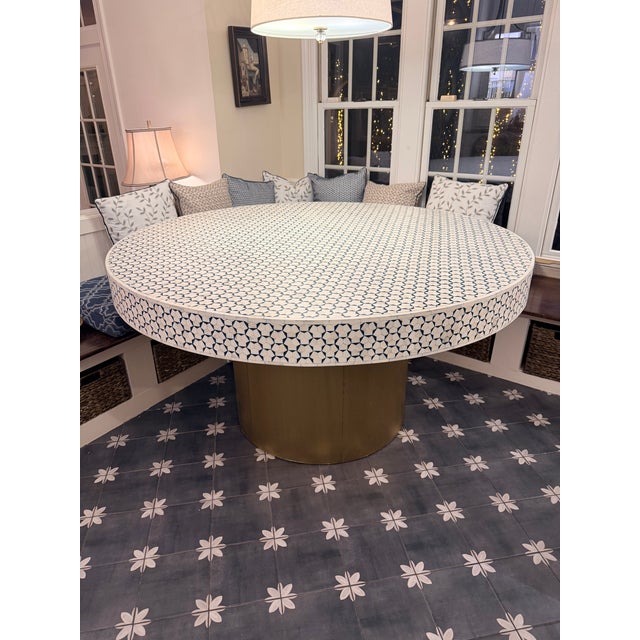 2020s Targua Inlay Dining Table by Anthropologie For Sale - Image 5 of 5