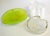 1970s Cenedese Blown Murano Art Glass Neon Green and Clear Encased Bowl Vessel For Sale - Image 5 of 12