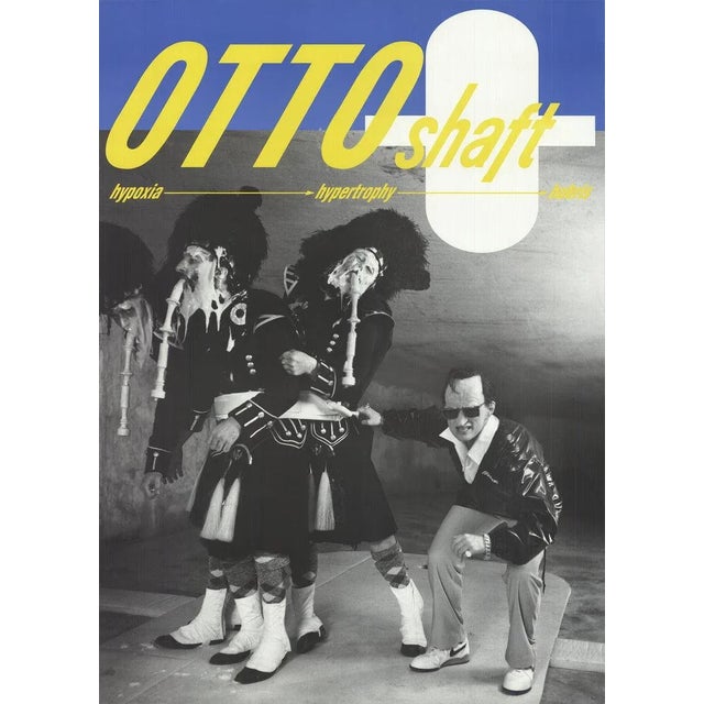 Contemporary Matthew Barney 'OTTOshaft' Yellow,Black,Blue USA Offset Lithograph For Sale - Image 3 of 3