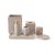 Crafted from natural marble and featuring mango wood accents, this beige-toned collection adds a modern-meets-earthly...