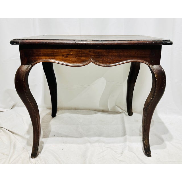 Early 19th Century Antique C. 1800 French Cherry Provincial Work Table For Sale - Image 5 of 12