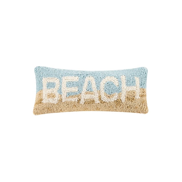 Beach Hook Pillow, 12" x 5" For Sale - Image 4 of 4