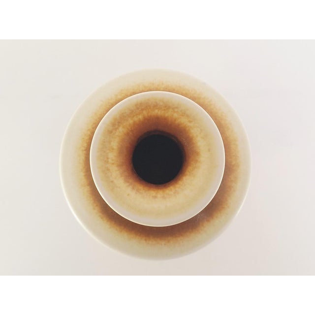 Large Vase with Hares Fur Glaze by Berndt Friberg for Gustavsberg, 1975 For Sale - Image 9 of 12