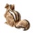 Mid 20th Century Hand Carved Tagua Nut Squirrel Miniature Animal Figurine, 2.25" For Sale - Image 5 of 12