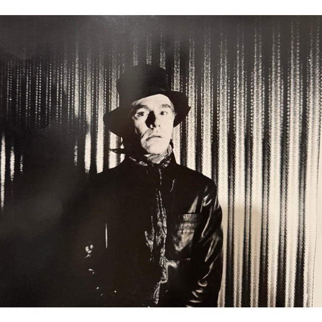 Black Gianfranco Gorgoni, Gianfranco Gorgoni Vintage Photograph Andy Warhol in Leather Factory Photo Print For Sale - Image 8 of 10
