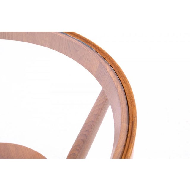 Wood 20th Century Walnut Table, Czech Republic, 1950s For Sale - Image 7 of 11