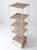 White Vintage White Wicker Etagere Shelf With Drawer For Sale - Image 8 of 17