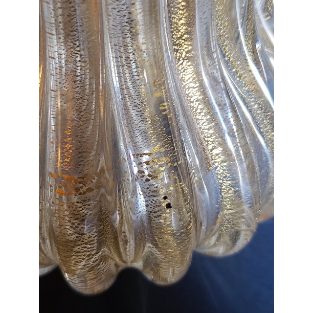 1950s Flavio Poli Seguso Murano Glass Gold Polveri Perfume Bottle For Sale - Image 12 of 16