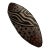 Vintage Artisanal Ethiopian Carved Wood Canoe Bowl For Sale