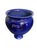 Boasting a rich, deep cobalt blue glaze and classic proportions, this striking vintage ceramic urn vase makes an...