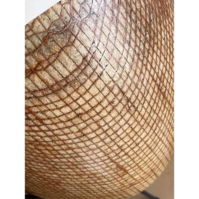 Kimball Vintage MCM Kimball Fiberglass Bullet Planter W/ Tripod Stand – 24” For Sale - Image 4 of 11