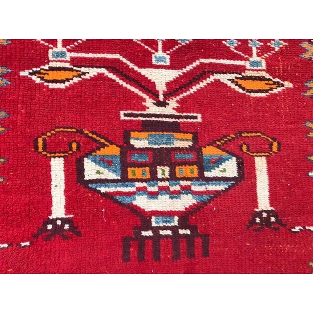 Textile Vintage Moroccan Tribal Rug For Sale - Image 7 of 13