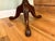 Late 20th Century Vintage Round Mahogany Pedestal Inlaid Maitland Smith Side Table For Sale - Image 5 of 10