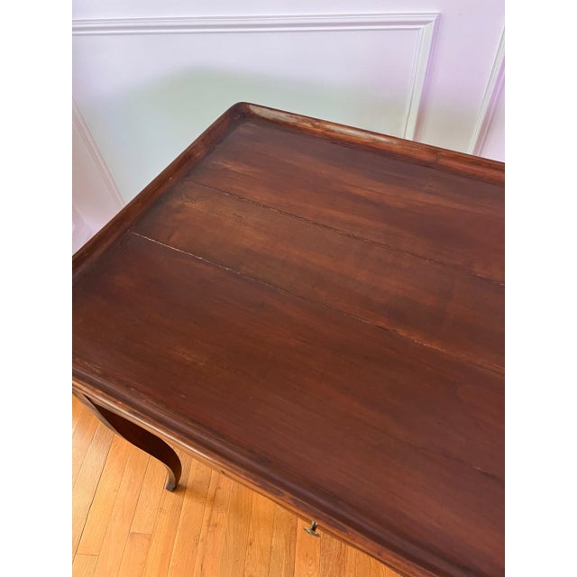 Antique French Provincial Louis XV Style Mahogany Tea Table, Circa 1900 For Sale - Image 9 of 15
