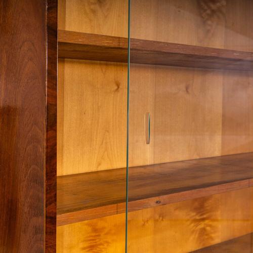 Walnut Wide Cabinet, 1930s For Sale - Image 3 of 11