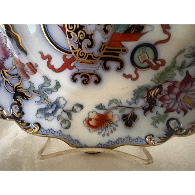 Early 19th Century Imari Style English 19th Century Plate For Sale - Image 5 of 14