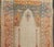 Antique Turkish Sivas prayer rug with floral design in ivory, taupe, and pink, Keivan Woven Arts / rug D-1007, country of...