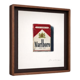 'Marlboro Red' Original Framed Drawing For Sale