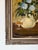 Dark Green 1970s Etta Benjamin Cien (American, 1924-2009) Impressionist Heavy Impasto Floral Still Life Oil on Masonite Painting, Framed For Sale - Image 8 of 12