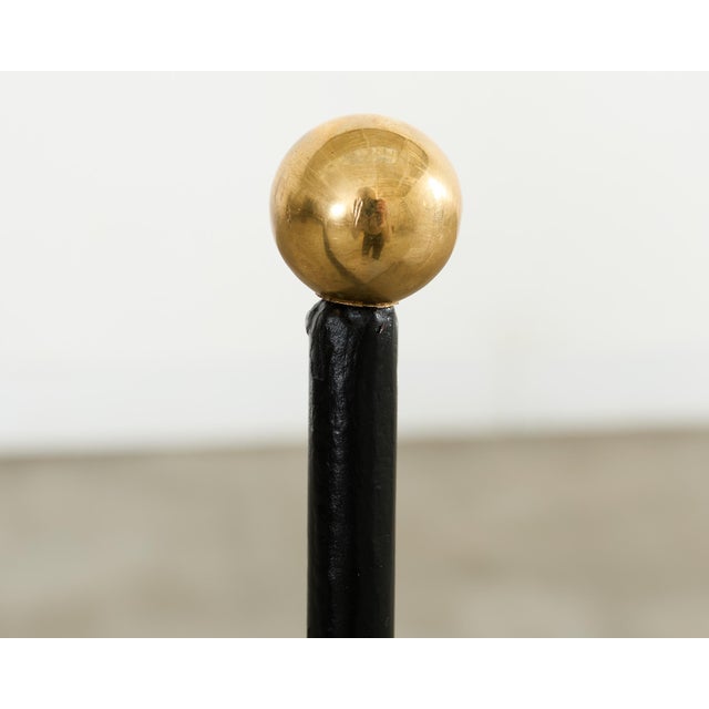 Set of Six Mario Papperzini Style Iron Garden Dining Chairs For Sale - Image 16 of 18