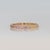 Purple Sapphire Band in Solid 14k Gold - Minimalist Stackable Ring Fine Jewelry, Size 6.75 For Sale - Image 9 of 9