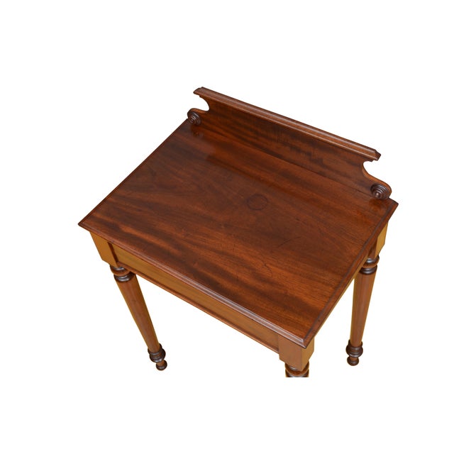 Figured Mahogany Console Table from Druce and Co., 1840 For Sale - Image 15 of 17