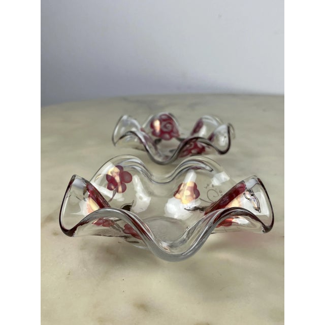 1960s Ashtrays in Decorated Murano Glass, Italy, 1960s, Set of 2 For Sale - Image 5 of 10