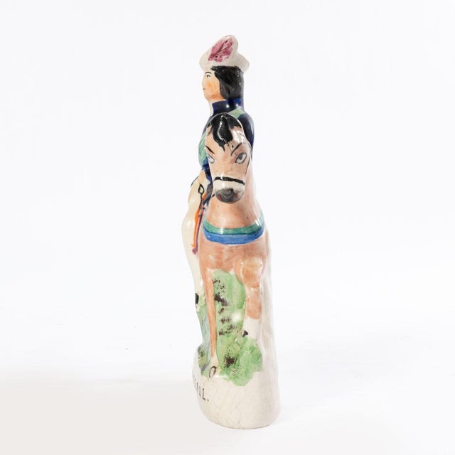 Staffordshire 19th Century Staffordshire Figure -Colin Campbell For Sale - Image 4 of 5