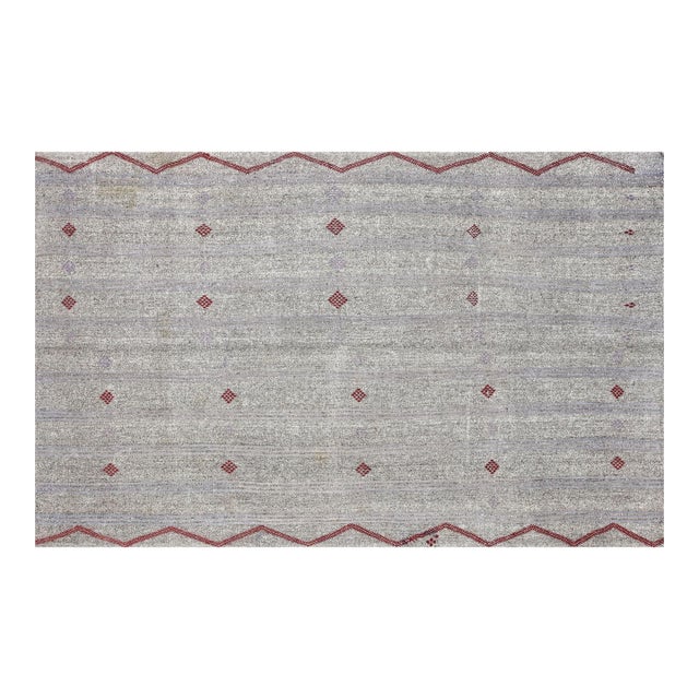 1960s Turkish Rag Kilim For Sale