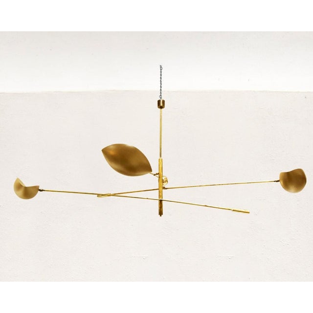 Mid-Century Italian Counterweight Ceiling Lamp, 1960s For Sale - Image 5 of 10
