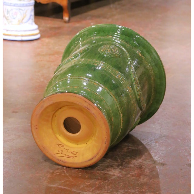 French Handmade Terracotta Anduze Planter by La Madeleine For Sale - Image 13 of 13