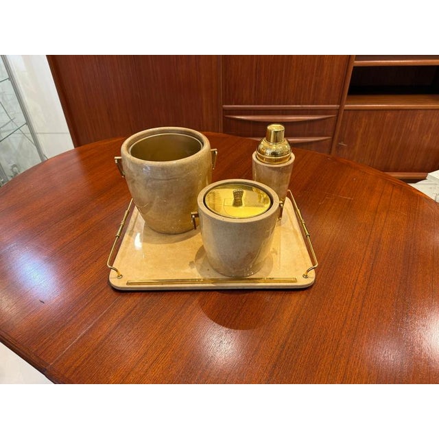 Barware from Aldo Tura, 1960s, Set of 4 For Sale - Image 4 of 16