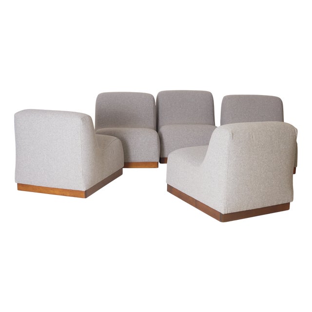 Italian Modular Sofa, 1970s, Set of 5 For Sale