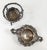 Silver 19th or 20th Century Silverplate Tea Strainer and Stand For Sale - Image 8 of 15