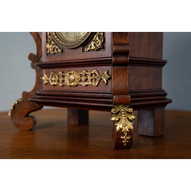 Gründerzeit Table Clock from Lenzkirch, Late 19th Century For Sale - Image 15 of 18