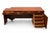 Brown Vintage Scandinavian Desk in Teak and Mahogany, 1940s For Sale - Image 8 of 12