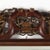 Chinese Antique Chinese Carved and Painted Mirror For Sale - Image 3 of 12