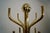 1980’s Hollywood Regency Brass Free Standing Coat Rack For Sale - Image 9 of 12