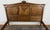 Vintage French Louis XVI Style Oak Double Bed Frame with Carved Headboard For Sale - Image 6 of 10