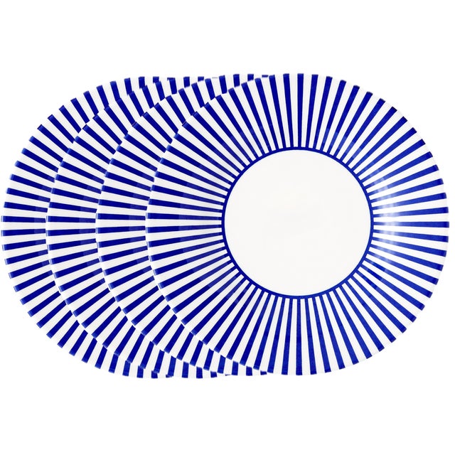 Spode Steccato Narrow Stripe Side Plates, Set of 4 For Sale